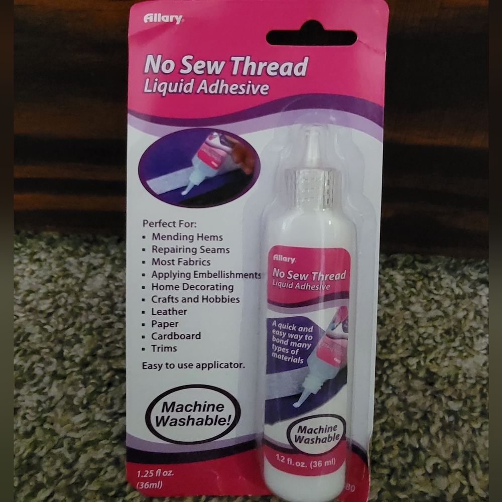 Allary No Sew Thread Liquid Adhesive